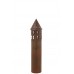  J-Line Kaarshouder Ster Ijzer Roestbruin set-2